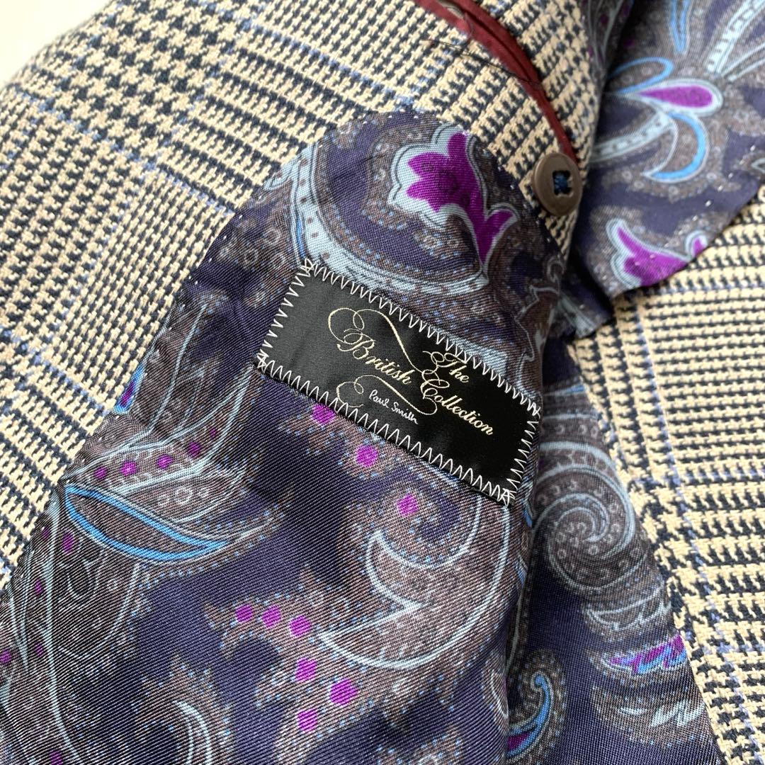 【美品】PaulSmith/ブリティッシュコレクション　ジャケット　ペイズリー