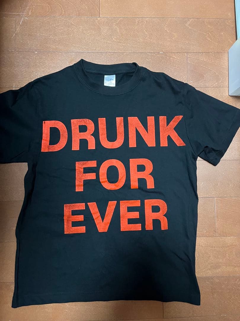 Im holic drunk forever tシャツ　赤黒　swag yoko