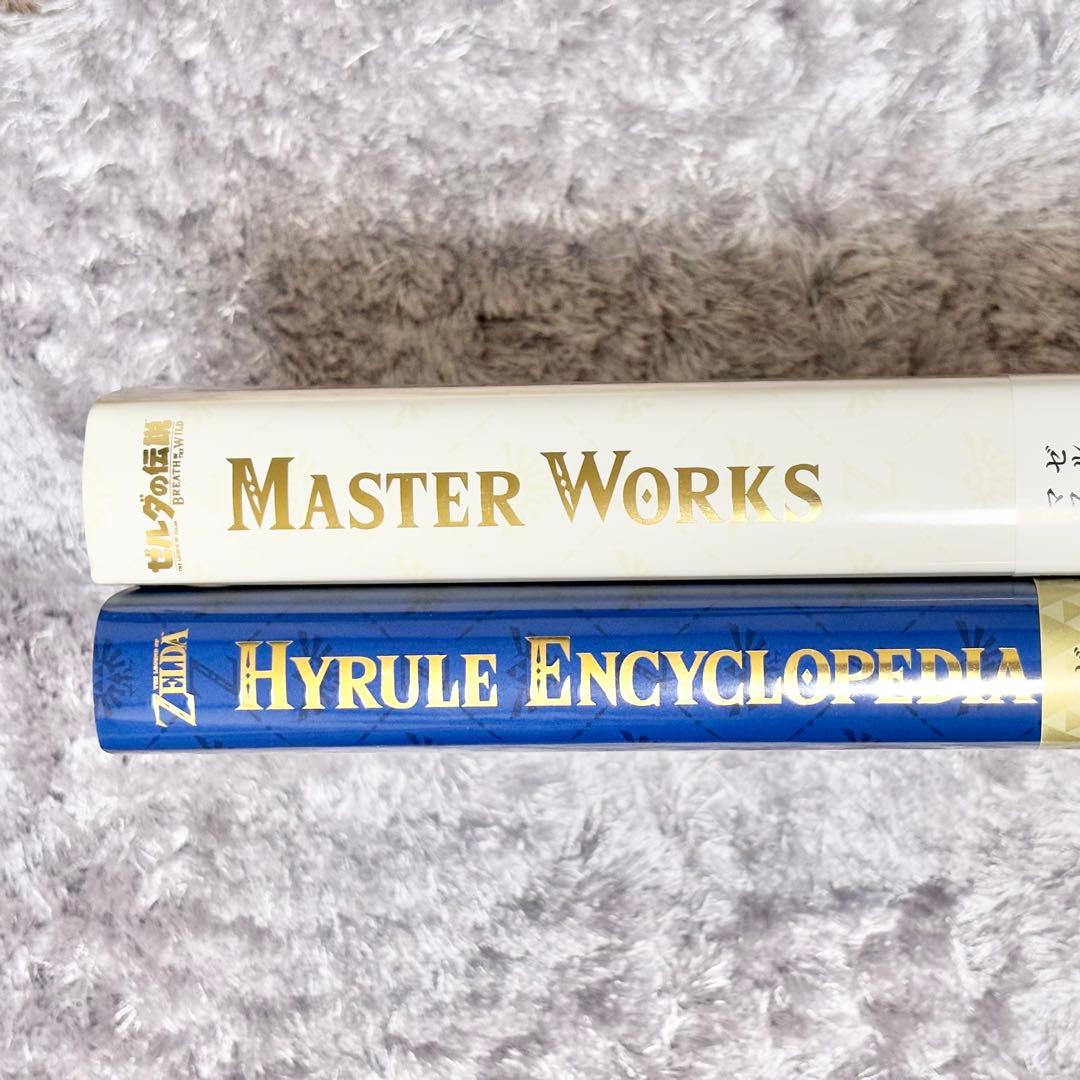 ゼルダの伝説 30周年記念書籍 △ ハイラル百科・マスターワークス 2冊セット