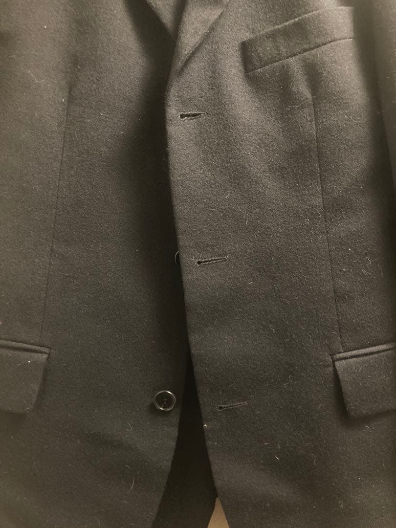 【美品】HUGO BOSS 濃紺　セットアップ　スーツ　ウール100%