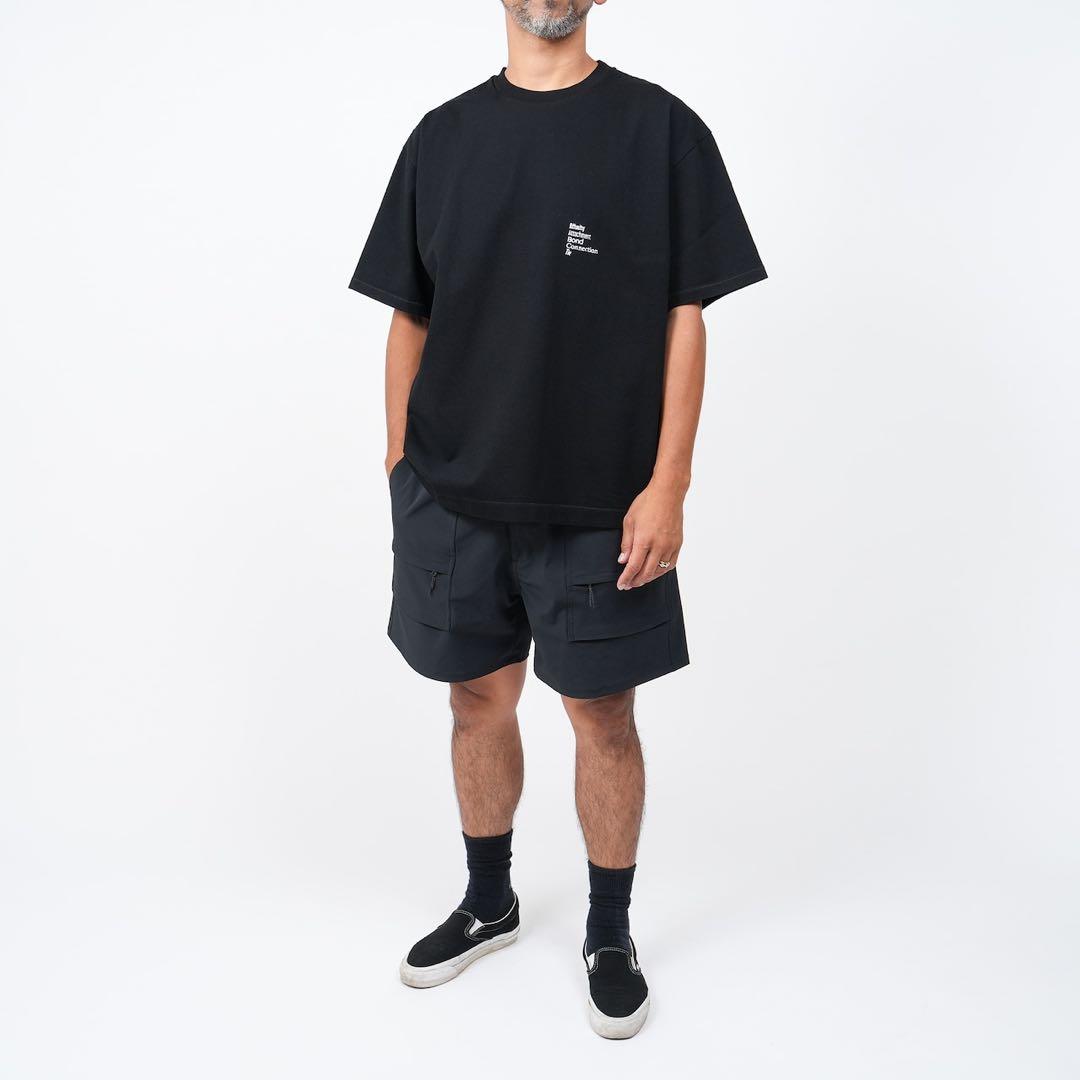 トップス OVY Embroidery Cotton Wide T-shirt XL
