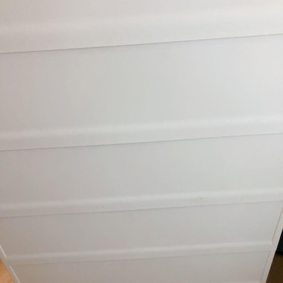 Fits 衣類収納ケース ホワイト 6段