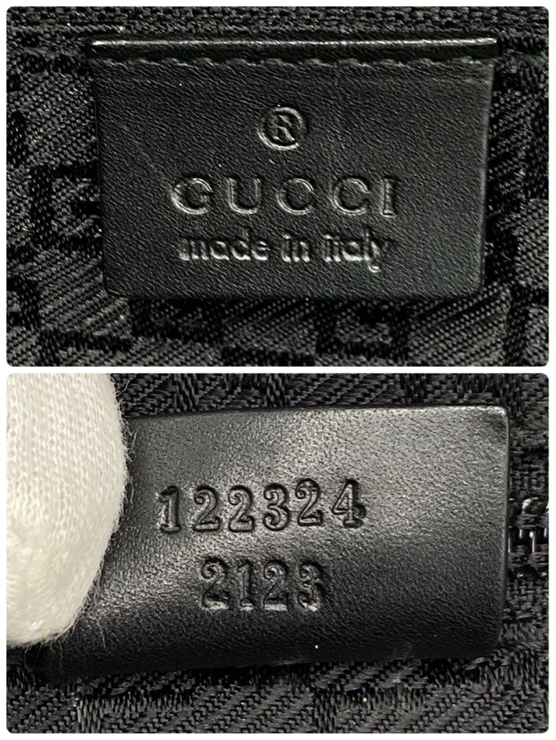 グッチ シェリーライン 2way ショルダーストラップ付き ボストンバッグ