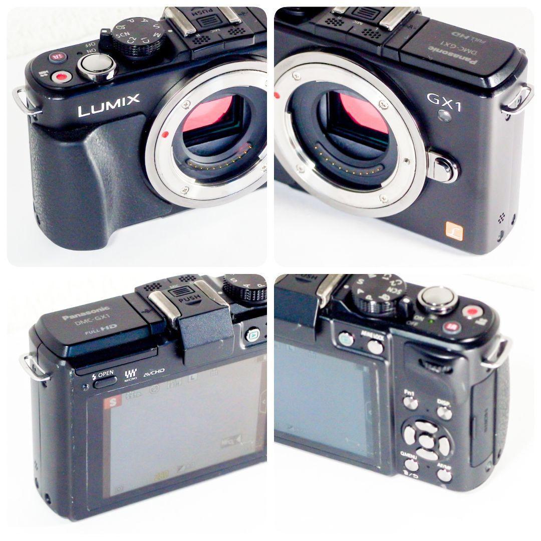 完動美品 パナソニック panasonic DMC-GX1 ブラック