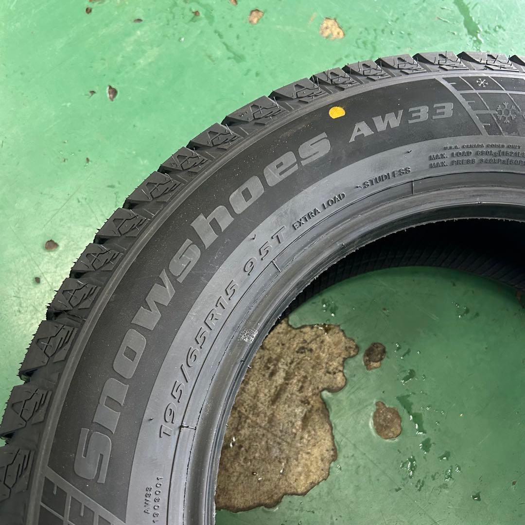新品未使用スタッドレス195/65R15　4本セット　送料無料！