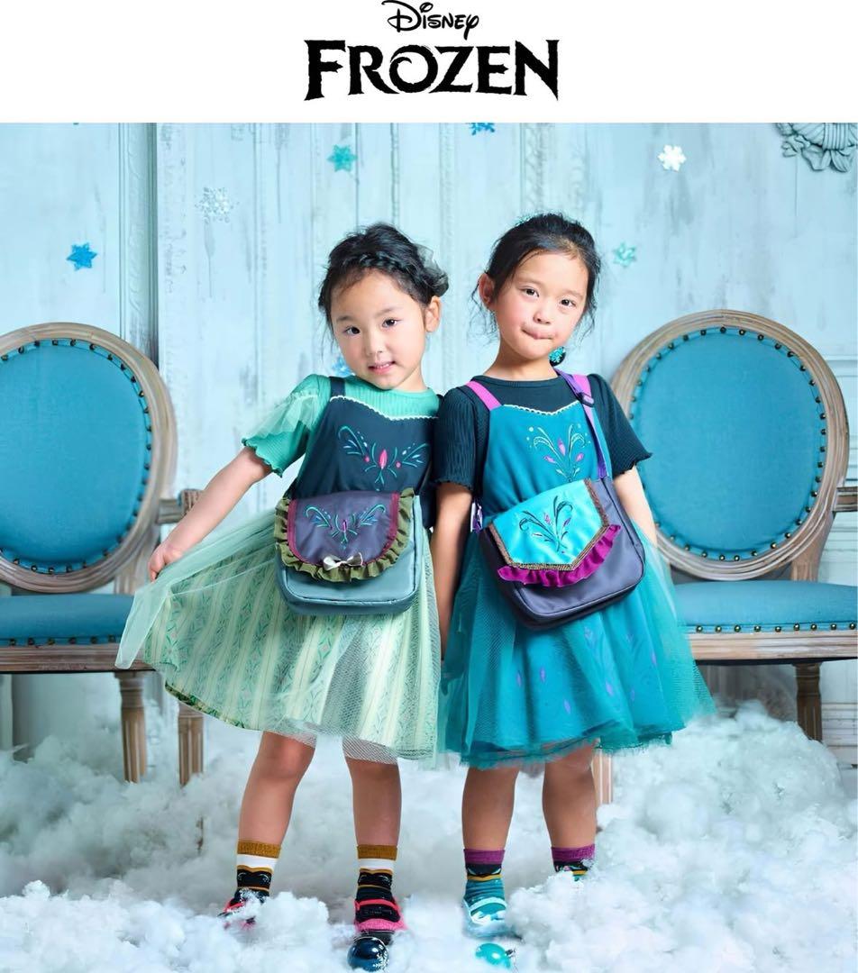 双子コーデ　ディズニー　アナと雪の女王　ワンピース　エルサ　アナ　littc