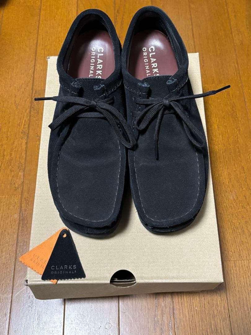 【美品】Carks Wallabee GTX uk6 1/2 BLACK