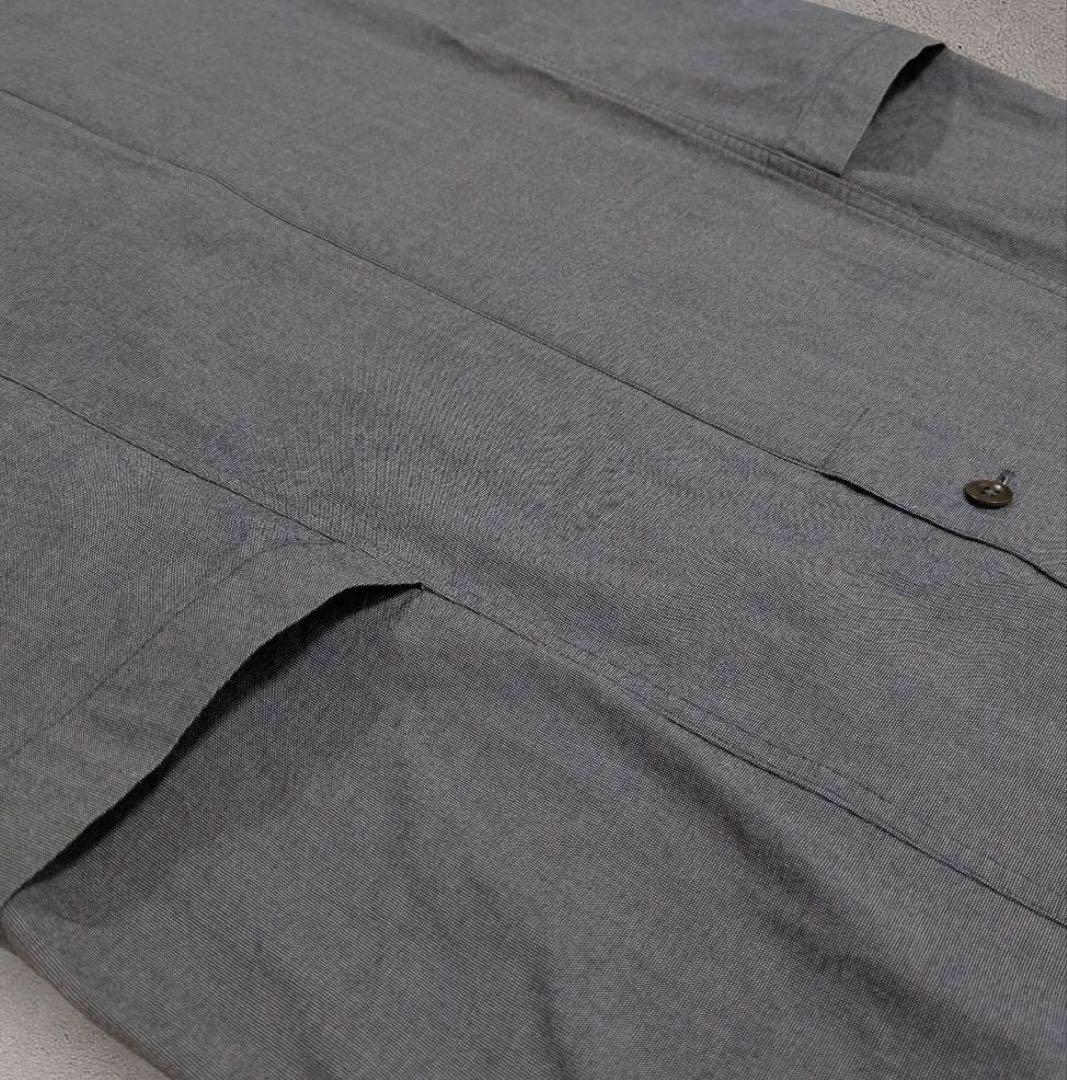 【美品】 MHL. COTTON END ON END ハーフボタン ミモレ丈