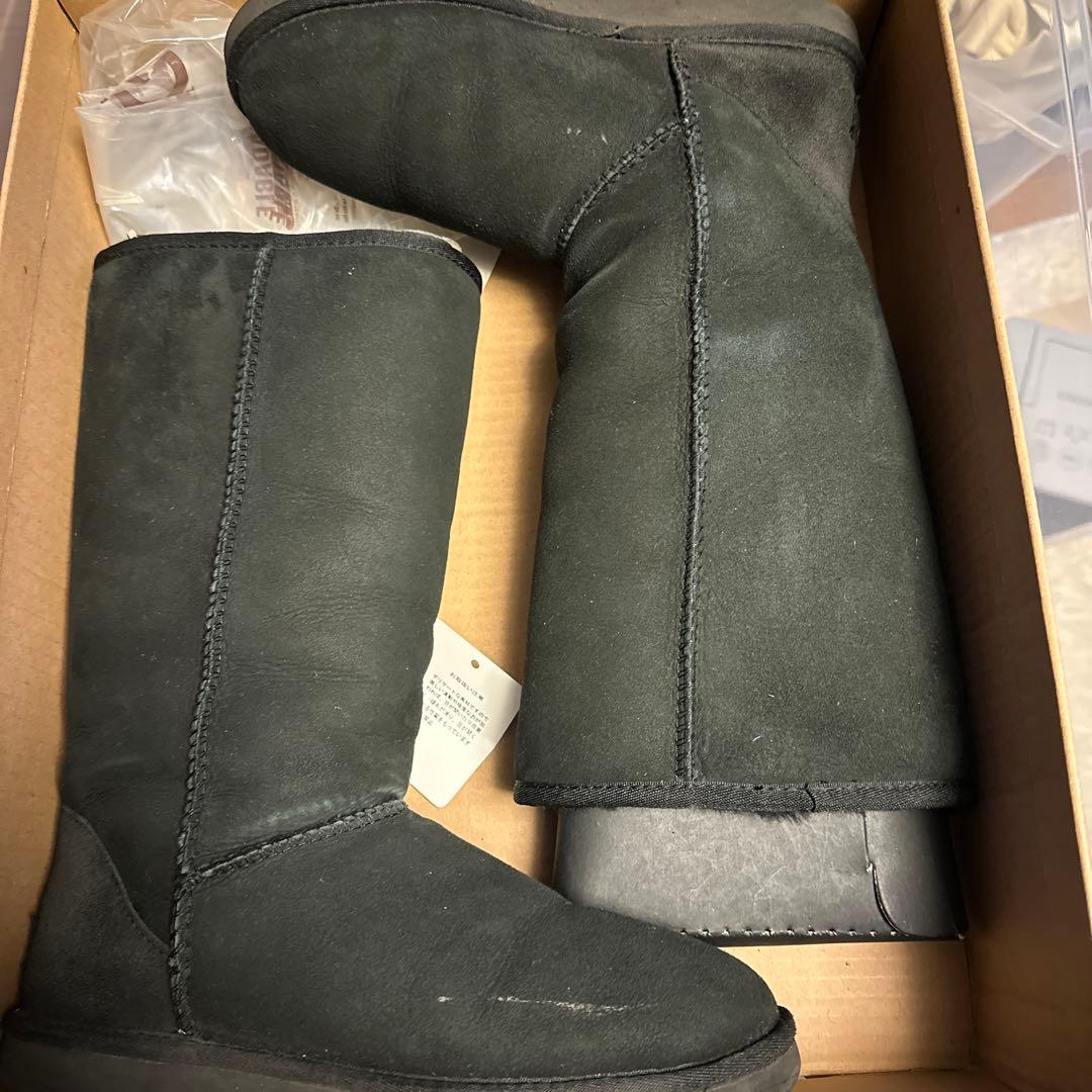 UGG ブラックムートンブーツ ロング