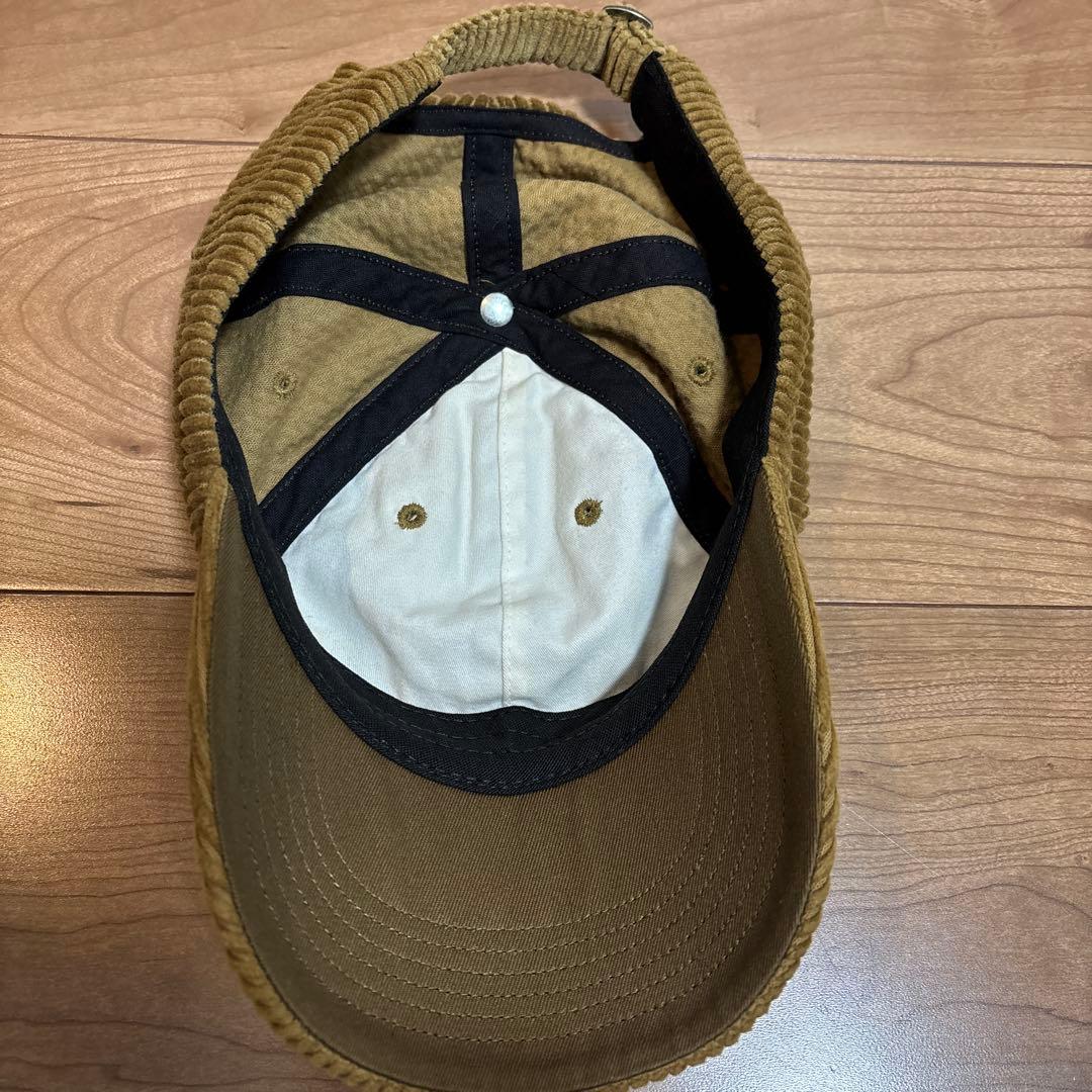 【美品】supreme box logo 6panel コーデュロイキャップ