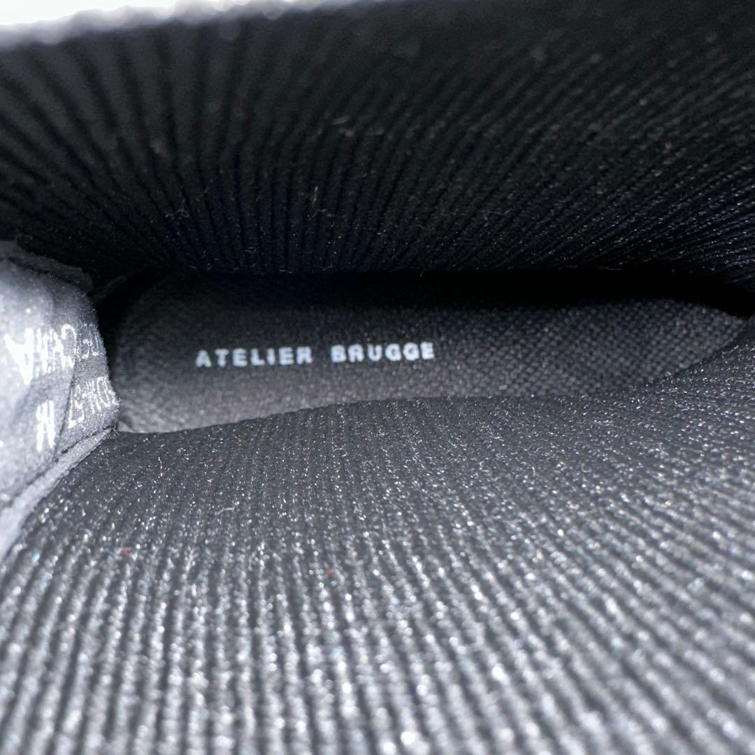【極美品】ATELIER BRUGGE レインニットショートブーツ23.5cm
