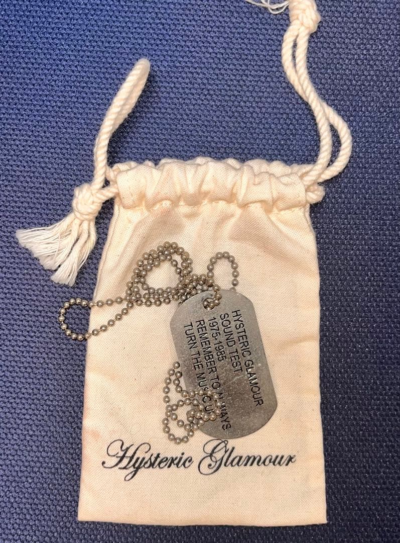 HYSTERICGLAMOUR GUITAR GIRL ボールチェーンネックレス