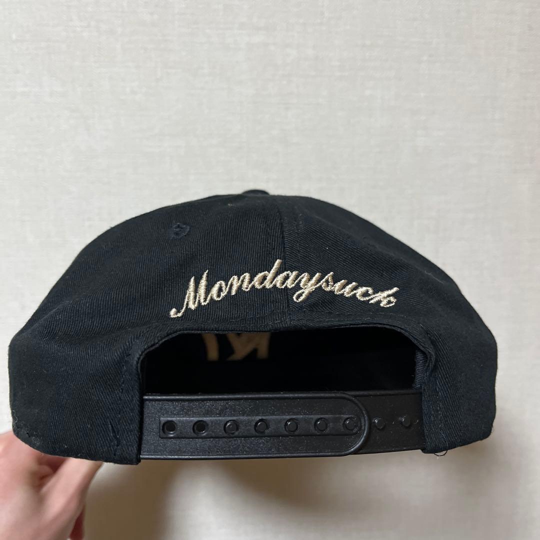 mondaysuck ヤンキース 黒 キャップ マンデーサック