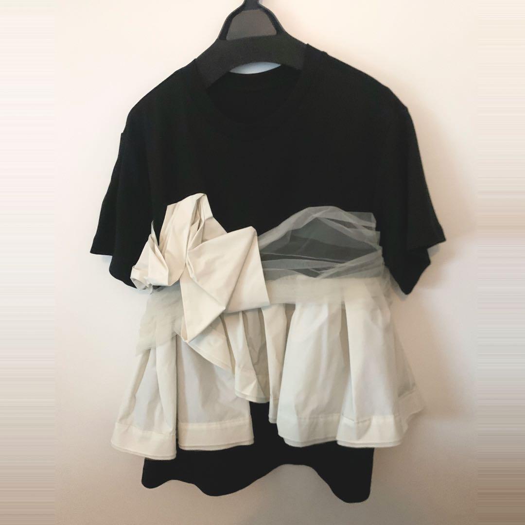 MAISON SPECIAL ドッキングツイステッドTシャツ
