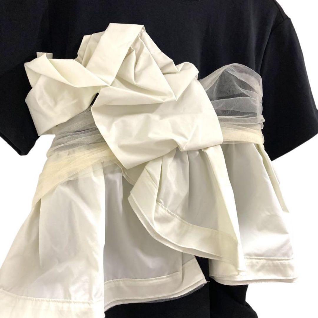 MAISON SPECIAL ドッキングツイステッドTシャツ