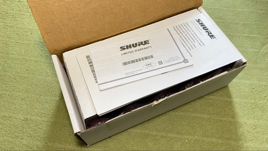 SHURE ワイヤレスアクティブリモートアンテナキット①