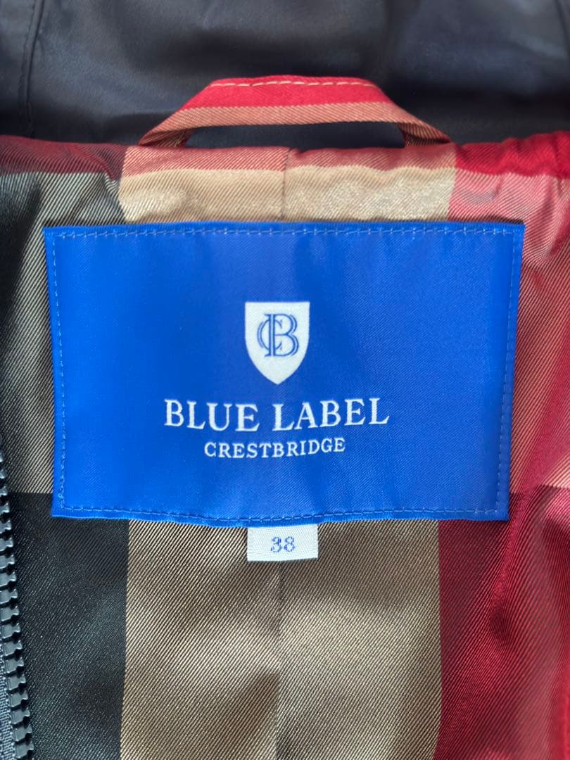 BLUE LABEL CRESTBRIDGE ジップ付きロングコート 38