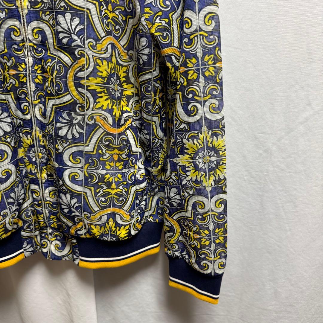 DOLCE&GABBANAドルチェ&ガッバーナ　マヨリカプリント　ブルゾン　総柄