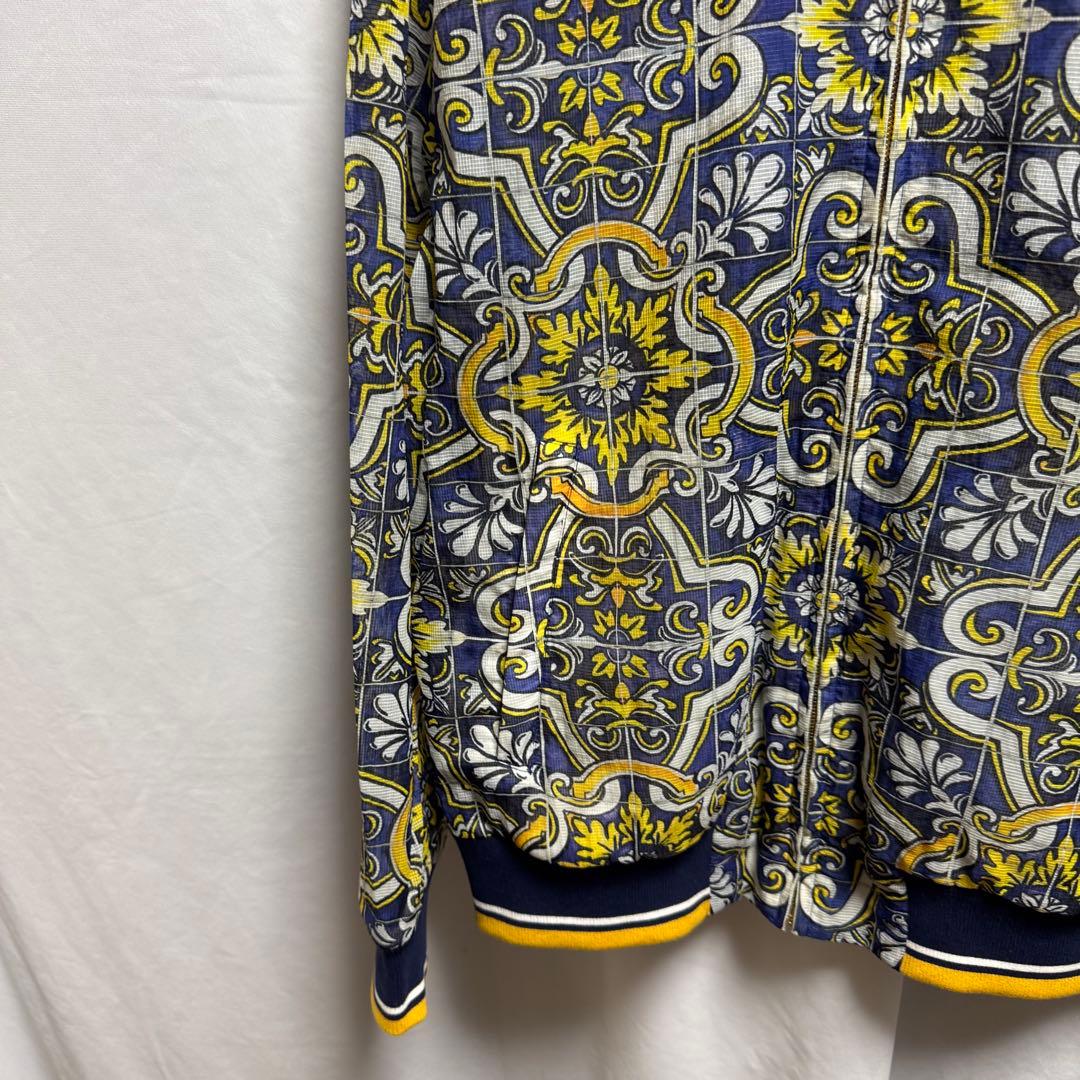 DOLCE&GABBANAドルチェ&ガッバーナ　マヨリカプリント　ブルゾン　総柄