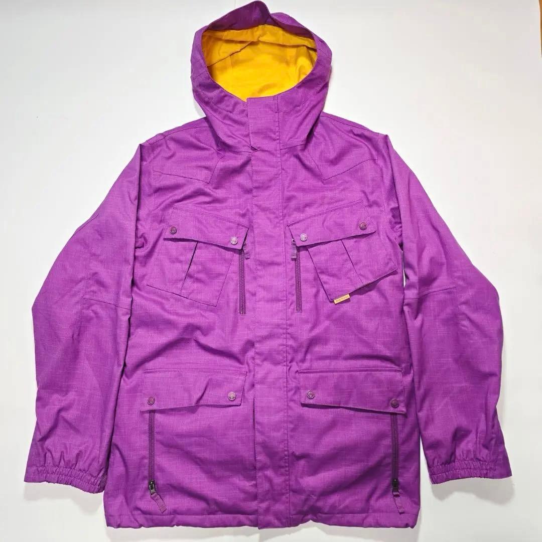 BURTON バートン　スキー　スノボ　ウェア　セットアップ　メンズ　紫×黒　L