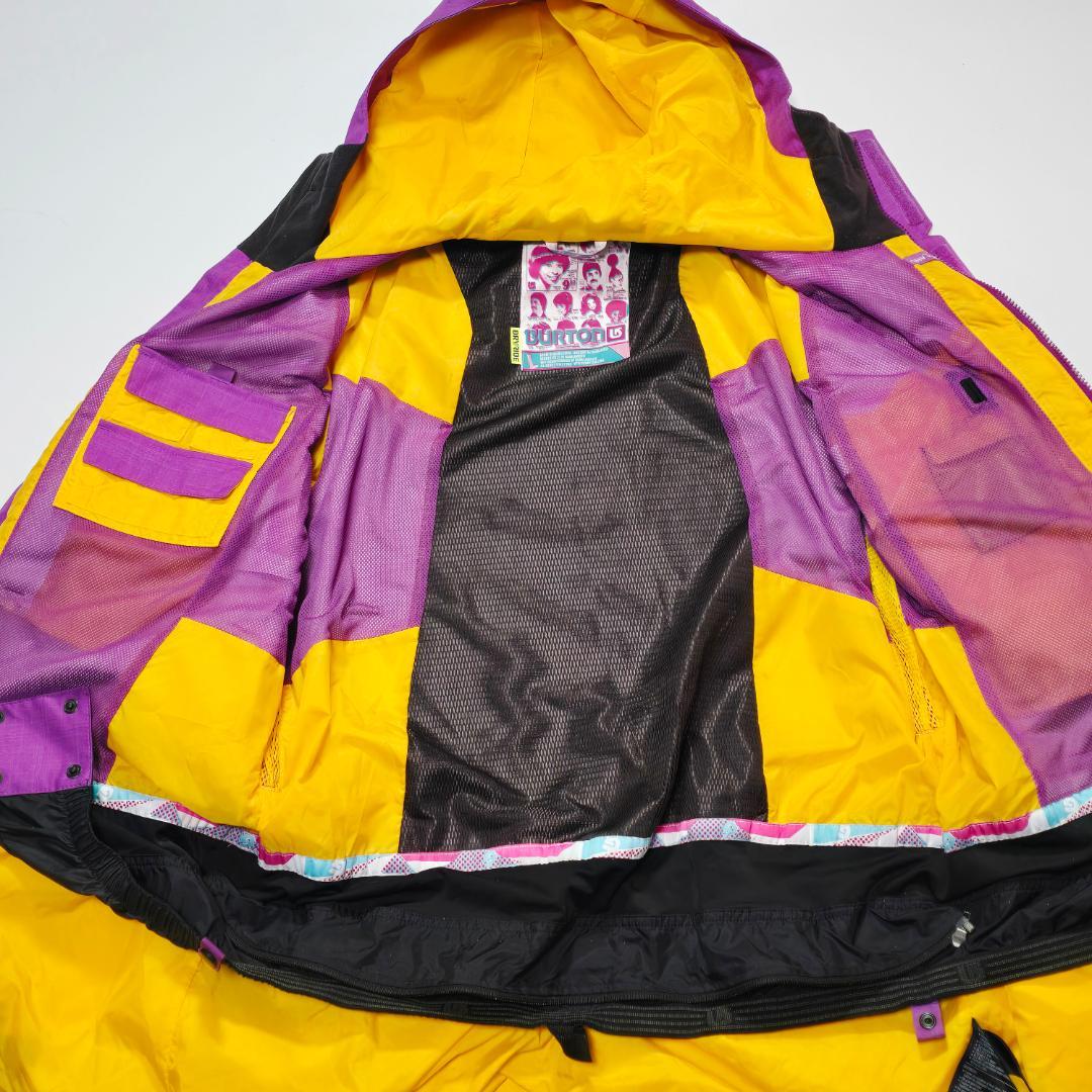 BURTON バートン　スキー　スノボ　ウェア　セットアップ　メンズ　紫×黒　L