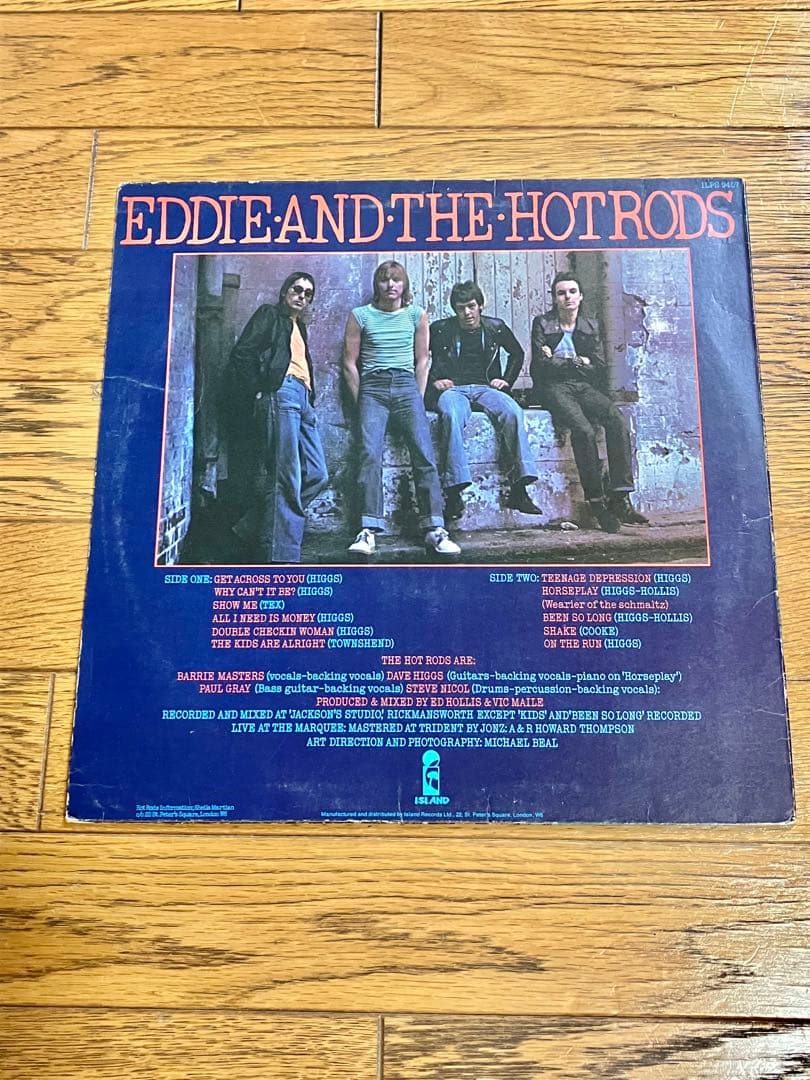 EDDIE AND THE HOT RODS レコード 中古