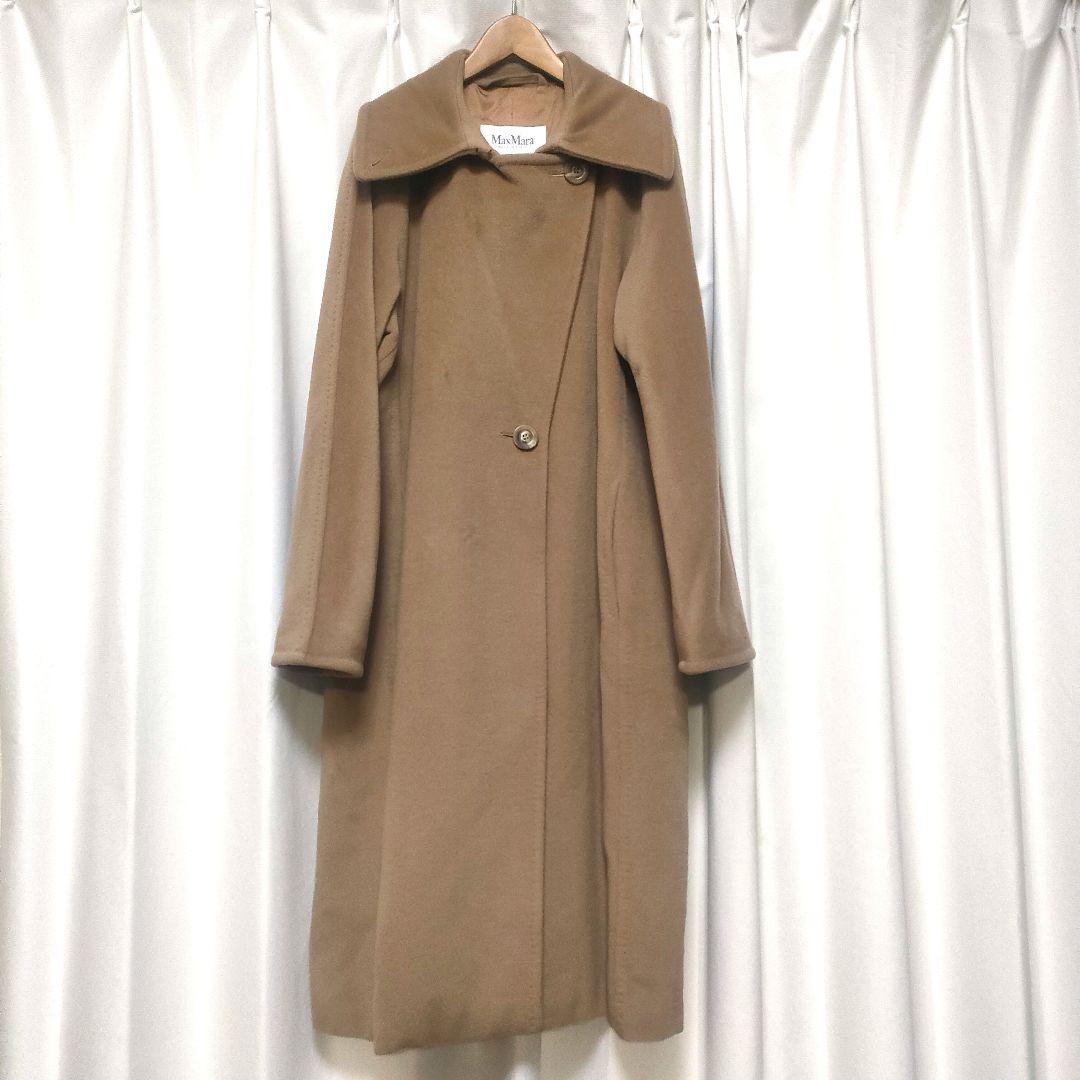 白タグ MaxMara マックスマーラ マヌエラ ガウンコート アイコンコート