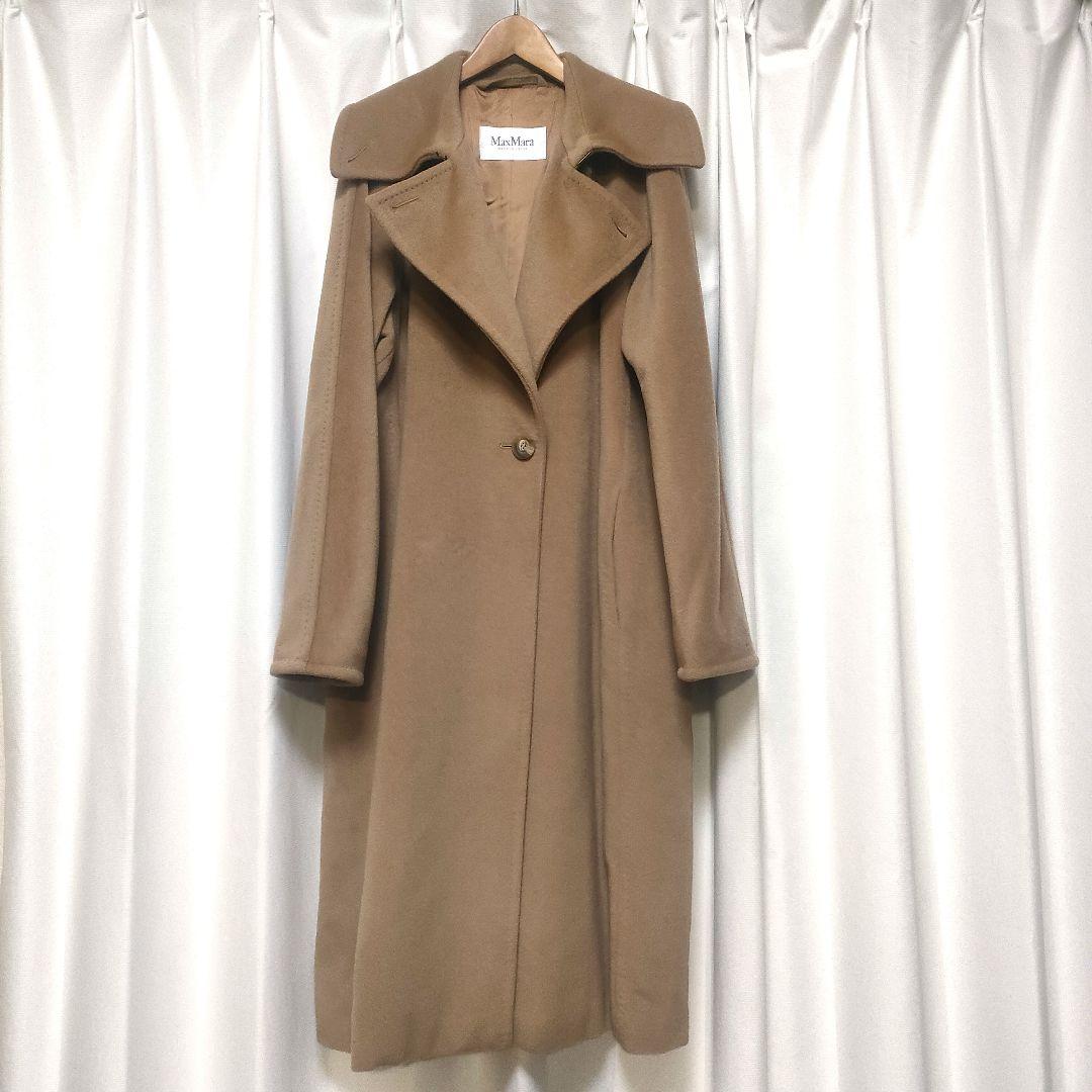 白タグ MaxMara マックスマーラ マヌエラ ガウンコート アイコンコート