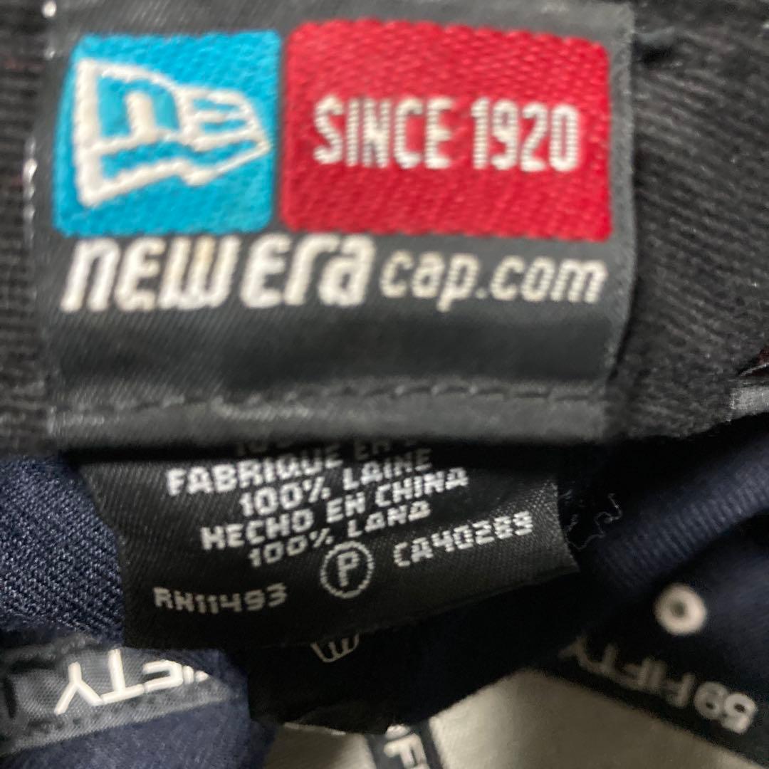 Stussy × New Era LAロゴ ピンストライプ キャップ 7 3/4