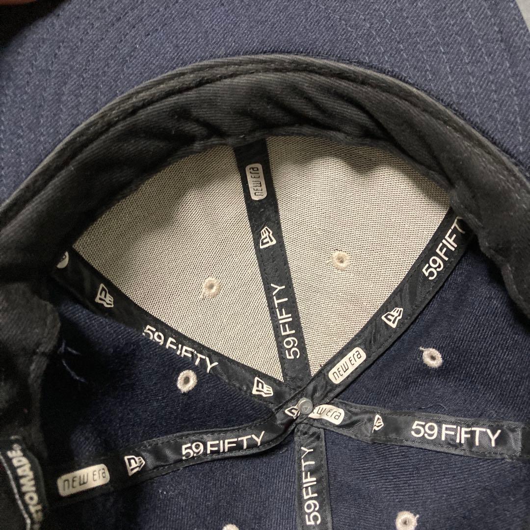 Stussy × New Era LAロゴ ピンストライプ キャップ 7 3/4