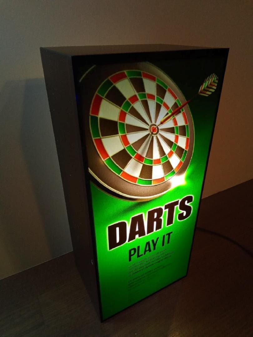 ダーツ ダーツバー ゲーム DARTS 看板 置物 雑貨 LEDライトBOX