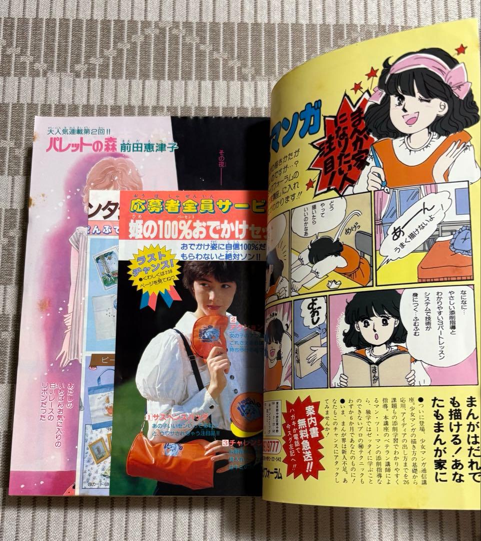 別冊少女コミック 昭和62年9月号・10月号 2冊セット