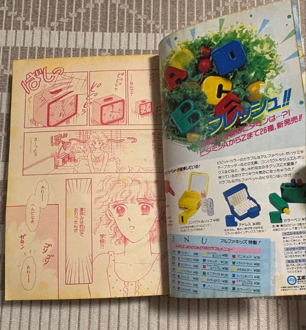 別冊少女コミック 昭和62年9月号・10月号 2冊セット