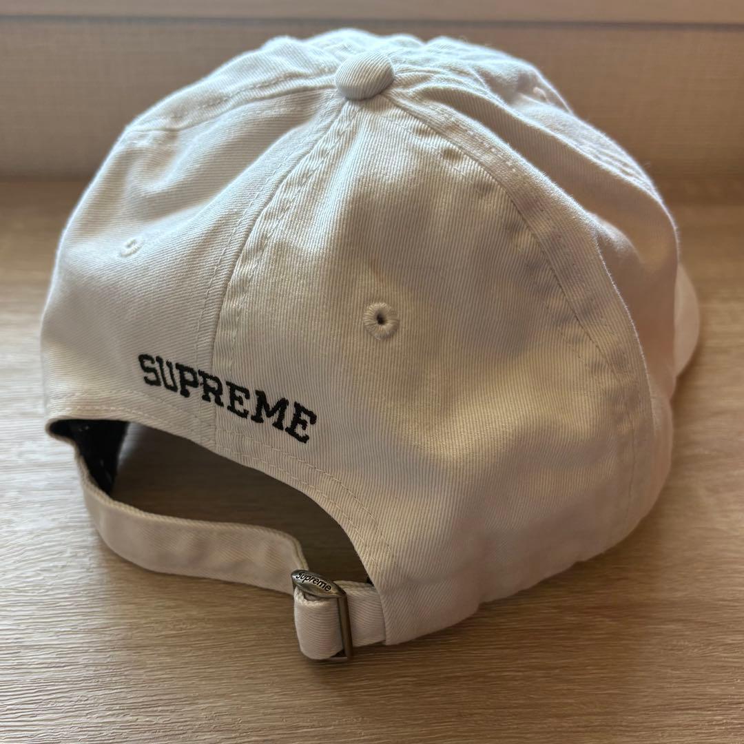 Supreme キャップ MADE IN USA オフホワイト アイボリー