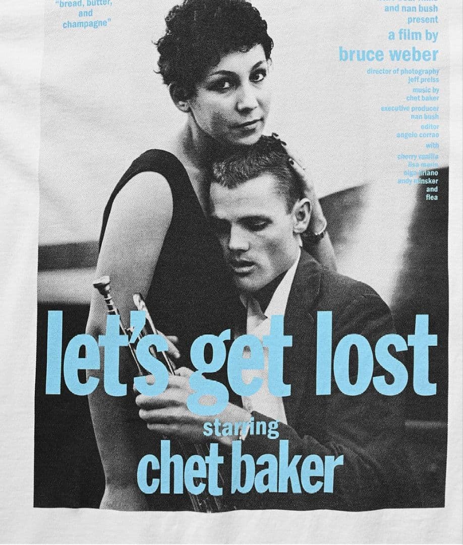let's get lost✕weber T shirt ブルース・ウェーバー