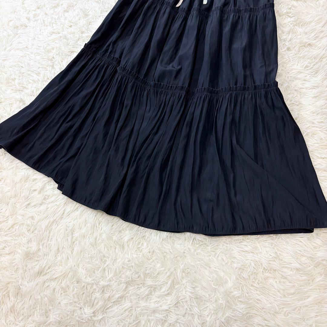 美品✨2WAY ブルーレーベルクレストブリッジ　リバーシブル　ロングスカート