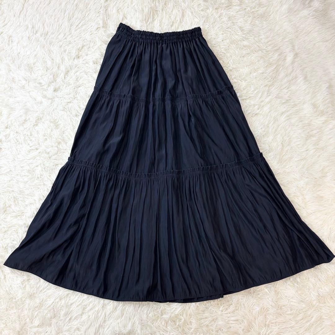 美品✨2WAY ブルーレーベルクレストブリッジ　リバーシブル　ロングスカート