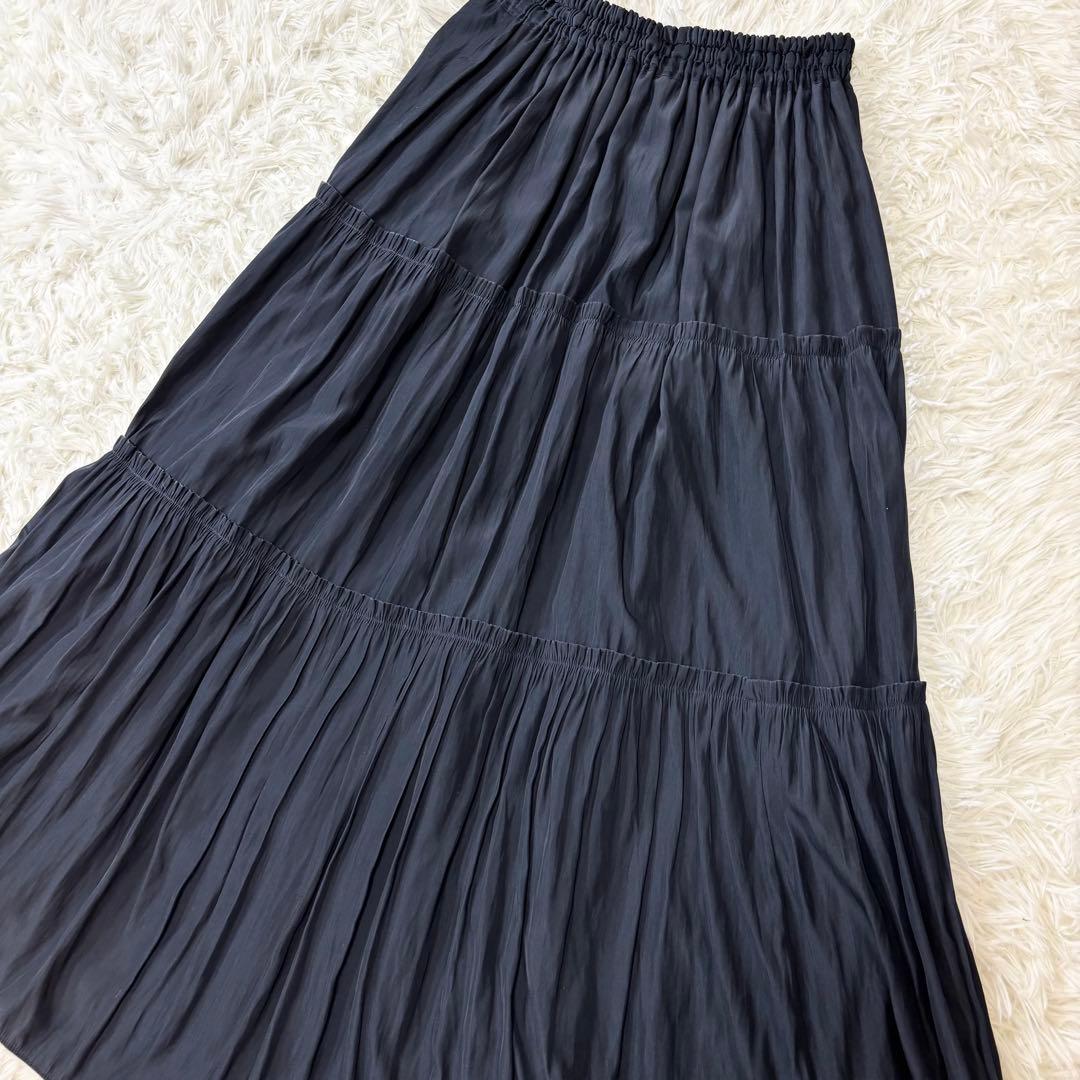 美品✨2WAY ブルーレーベルクレストブリッジ　リバーシブル　ロングスカート
