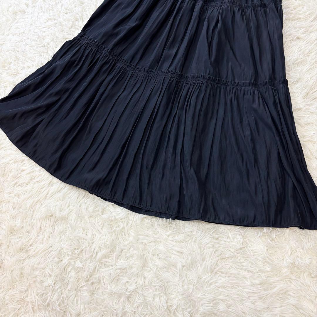 美品✨2WAY ブルーレーベルクレストブリッジ　リバーシブル　ロングスカート