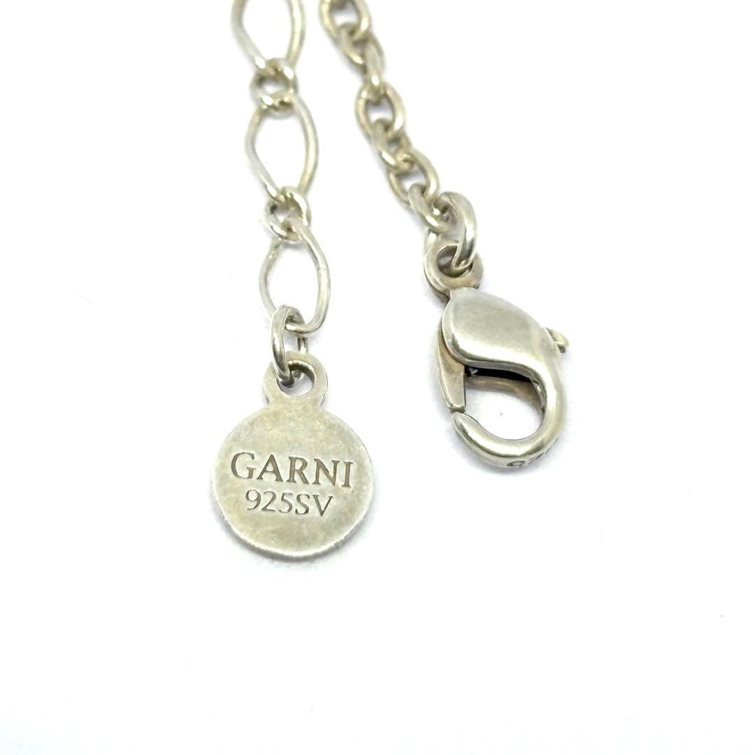 【GARNI】ガルニ スクエア型 ペンダント 47cm ネックレス SILVER