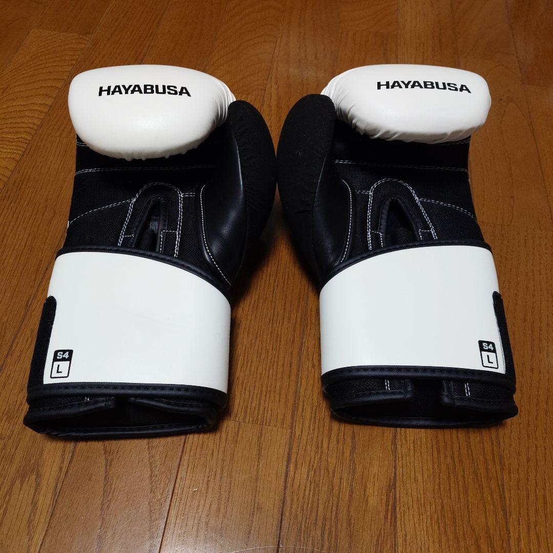 HAYABUSA S4 ボクシンググローブ Lサイズ 白黒