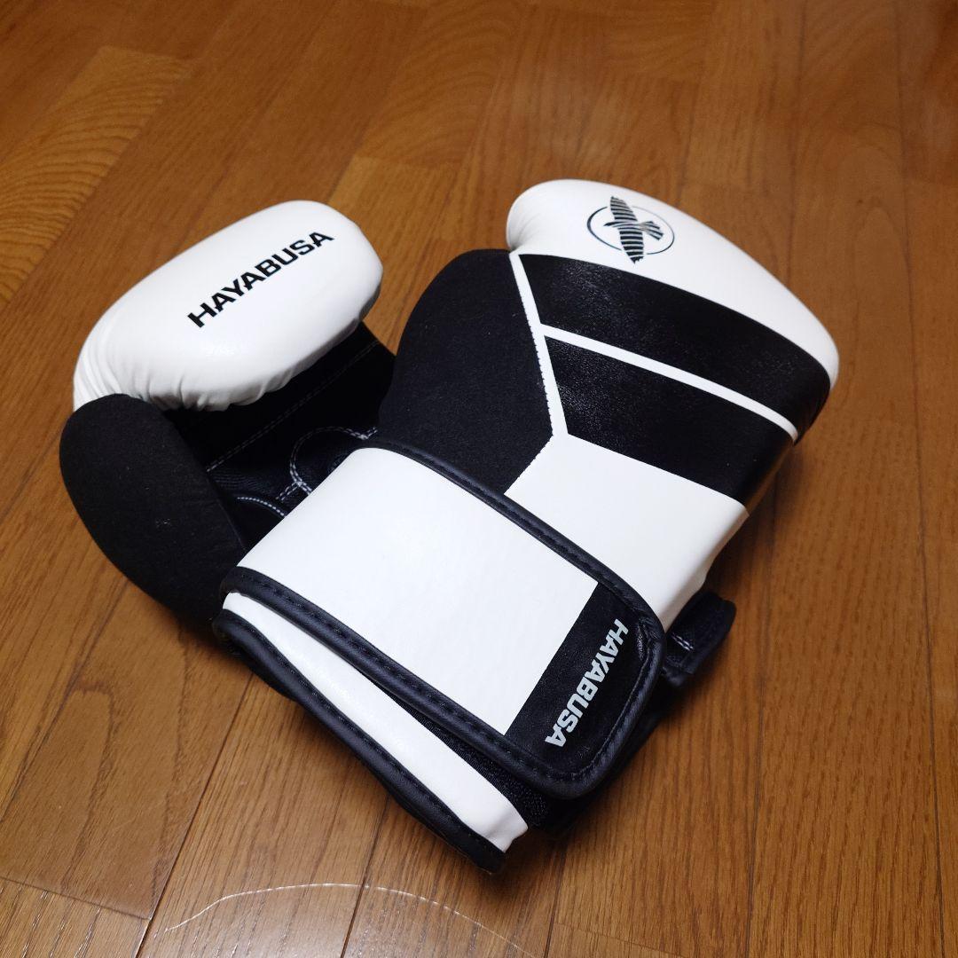 HAYABUSA S4 ボクシンググローブ Lサイズ 白黒