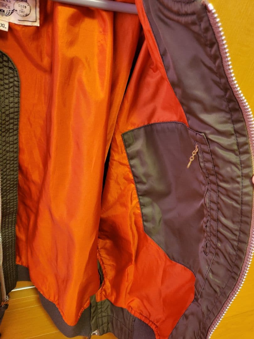 AVIREX タイプブルー コンビネーション MA-1 XL 美品