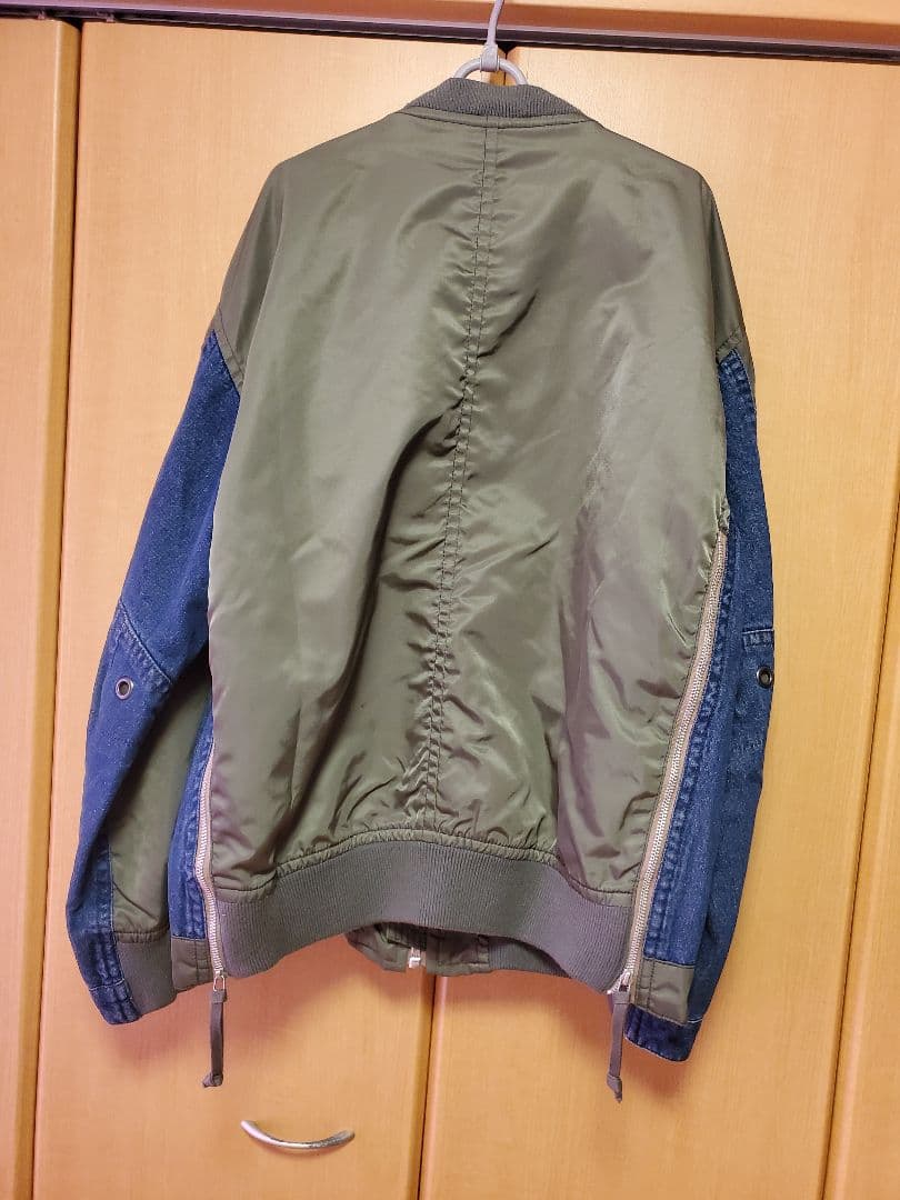 AVIREX タイプブルー コンビネーション MA-1 XL 美品