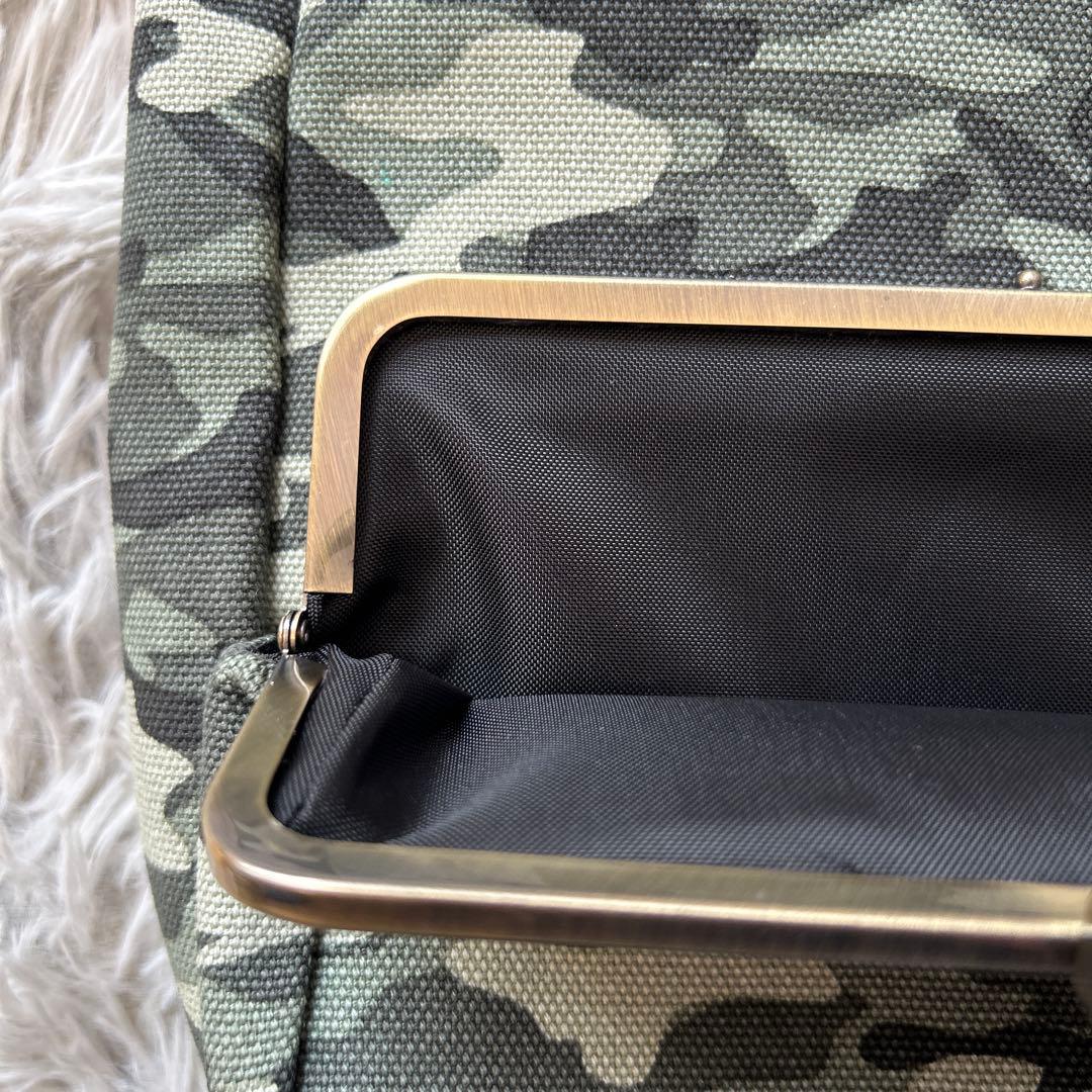 【新品】AYANOKOJI がま口ワンショルダーバッグ 受注生産 カモフラ柄