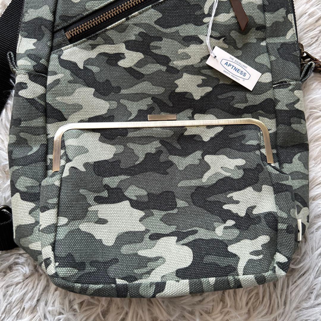 【新品】AYANOKOJI がま口ワンショルダーバッグ 受注生産 カモフラ柄