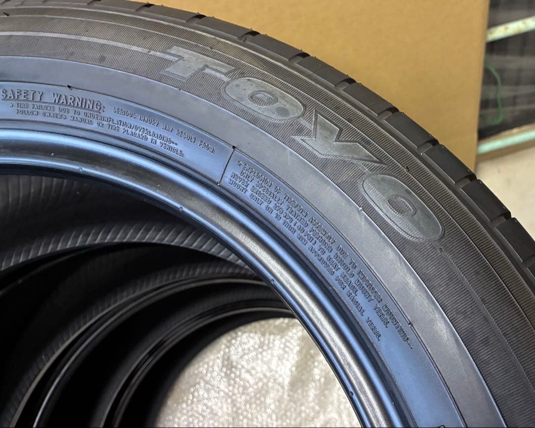 タイヤ 4本 225/55R19 トーヨータイヤ プロクセス 2023年12月製