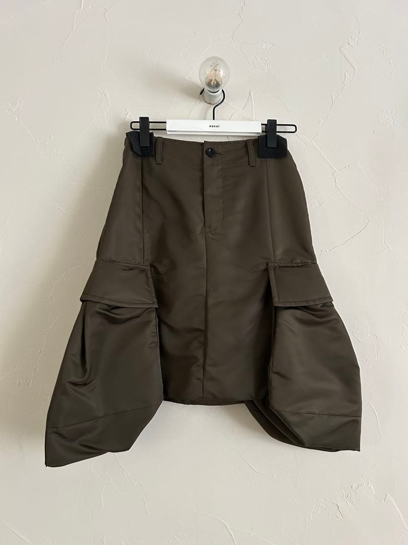 新品sacai Nylon Twill Skirt タイトスカート 2025aw