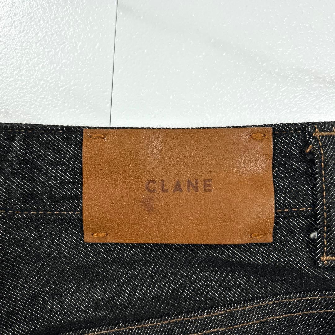 CLANE クラネ サイズ1 HIP HANG DENIM PANTS ブラック