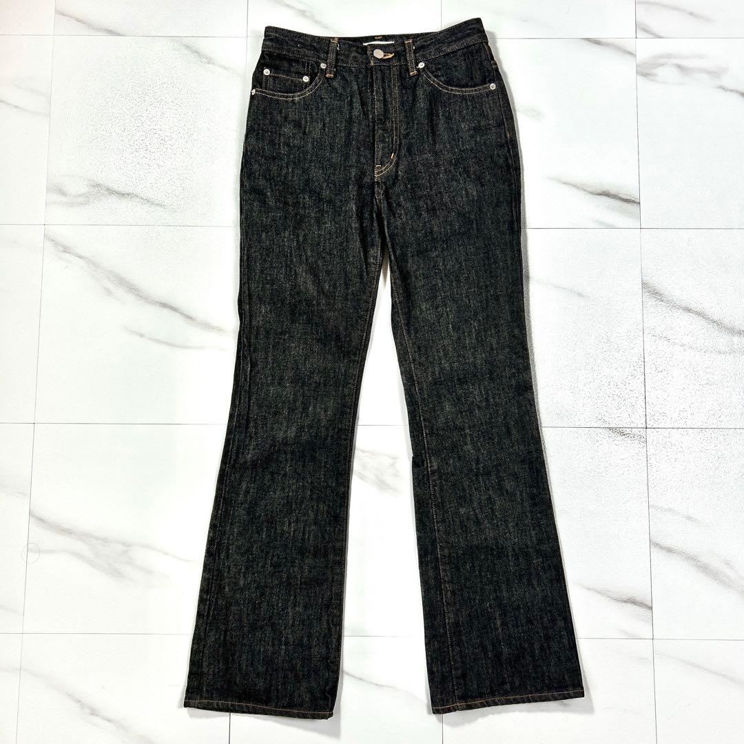 CLANE クラネ サイズ1 HIP HANG DENIM PANTS ブラック